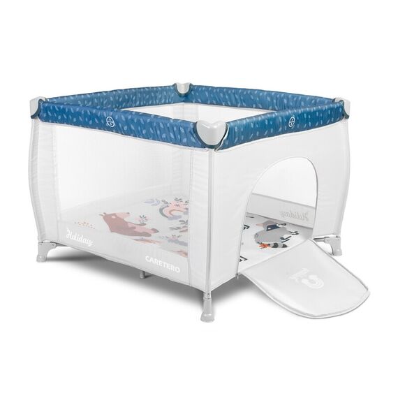 Tarc de joaca Caretero HOLIDAY 100x100cm Gri, Culoare: Gri - poza 3 - ExclusivMAG.ro