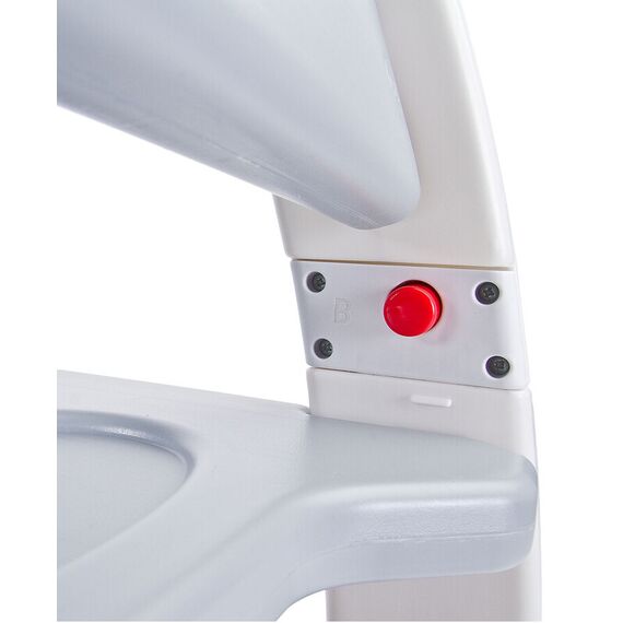 Scaun de masa transformabil Caretero HOMEE 2 in 1 Grey, Culoare: Gri - poza 2 - ExclusivMAG.ro