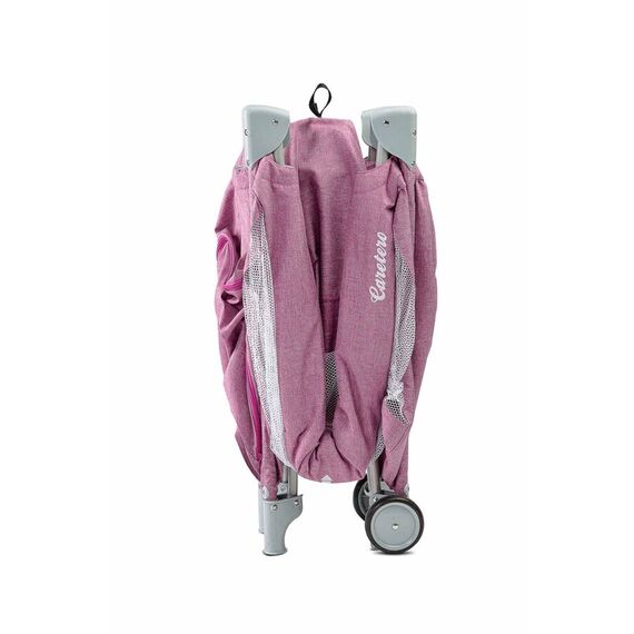 Patut pliant cu etaj intermediar Caretero BASIC PLUS Lavenda, Culoare: Mov, Dimensiuni: 120x60 - poza 7 - ExclusivMAG.ro