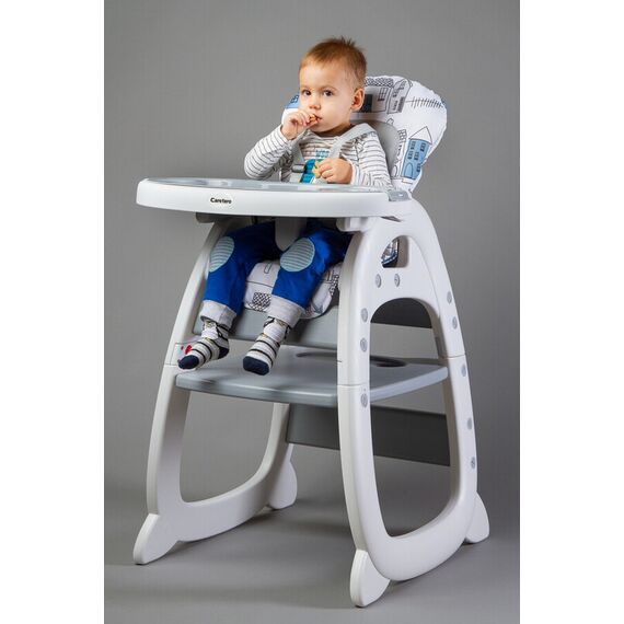 Scaun de masa transformabil Caretero HOMEE 2 in 1 Mint, Culoare: Turcoaz - poza 7 - ExclusivMAG.ro