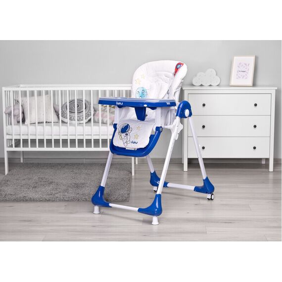 Scaun de masa Caretero LUNA Navy, Culoare: Albastru - poza 6 - ExclusivMAG.ro