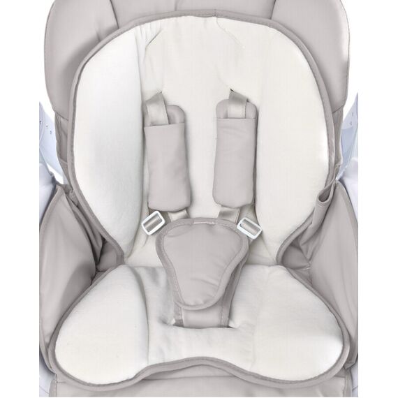 Scaun de masa cu leagan electric Caretero INDIGO 2 in 1 Light Grey, Culoare: Gri deschis - poza 7 - ExclusivMAG.ro