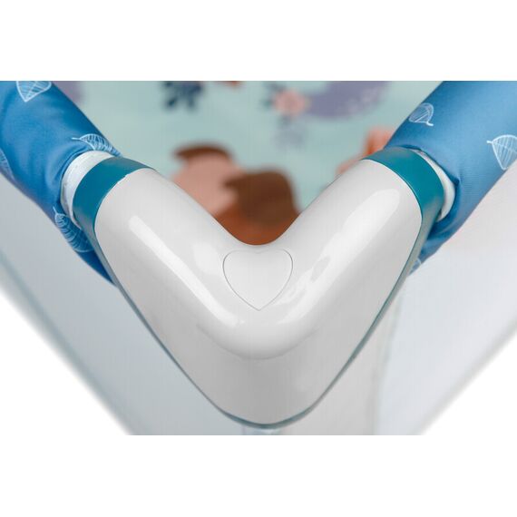 Tarc de joaca Caretero HOLIDAY 100x100cm Albastru, Culoare: Albastru - poza 3 - ExclusivMAG.ro