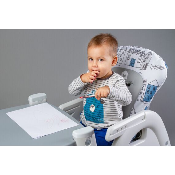 Scaun de masa transformabil Caretero HOMEE 2 in 1 Mint, Culoare: Turcoaz - poza 8 - ExclusivMAG.ro