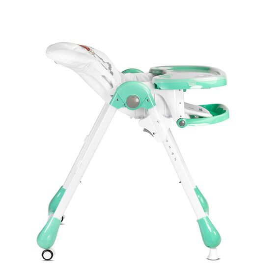 Scaun de masa Caretero LUNA Mint, Culoare: Turcoaz - poza 5 - ExclusivMAG.ro
