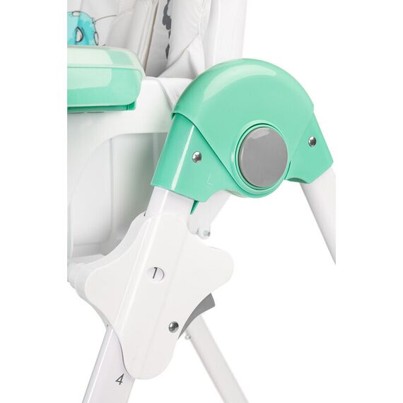 Scaun de masa Caretero LUNA Mint, Culoare: Turcoaz - poza 8 - ExclusivMAG.ro