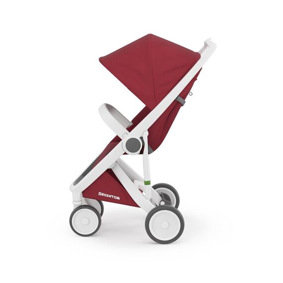 Carucior, Greentom, Classic Upp, 100% Ecologic, White Cherry, Culoare: Rosu - poza 2 - ExclusivMAG.ro