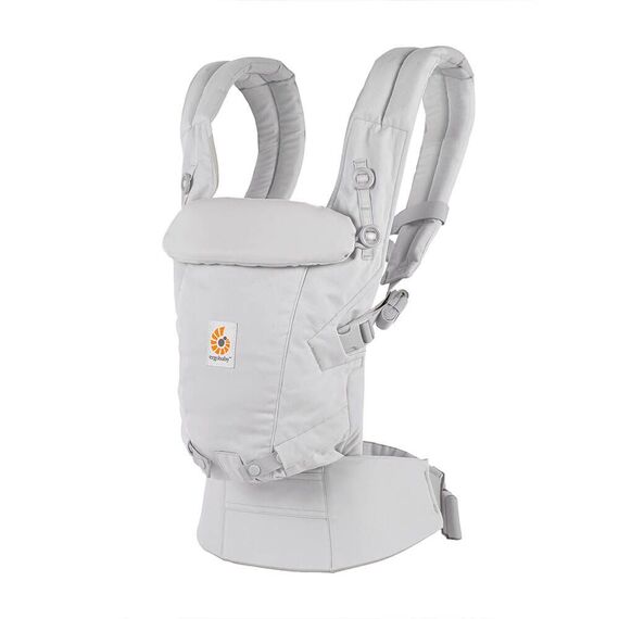 Marsupiu Ergobaby Adapt Soft Touch Cotton Pearl Grey, Culoare: Gri deschis  - ExclusivMAG.ro