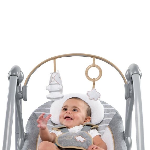 Leagan portabil Swing 'n Go Portable Swing™ Ingenuity Bella Teddy™ - poza 3 - ExclusivMAG.ro