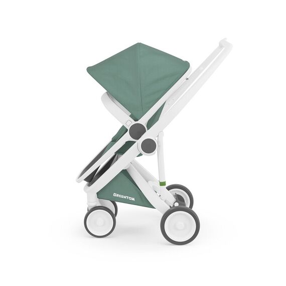Carucior, Greentom, Reversible, 100% Ecologic, White Sage - poza 2 - ExclusivMAG.ro