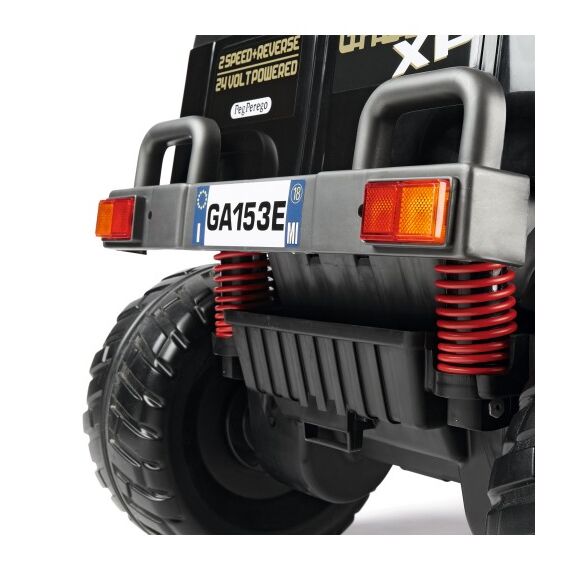 Masina Peg Perego Gaucho XP, 24V, 3 ani +, Negru/Maro - poza 14 - ExclusivMAG.ro