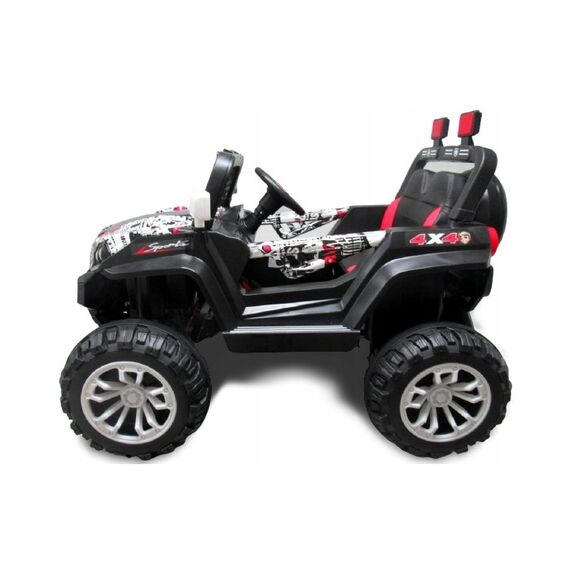 Masinuta electrica cu telecomanda 4 X 4 Buggy X7 R-Sport - Alb, Culoare: Alb/Negru - poza 2 - ExclusivMAG.ro