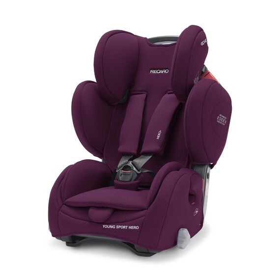 Scaun auto Recaro Young Sport Hero Core Very Berry, Culoare: Mov, Grupa: 9-36kg (9 luni - 12 ani)  - ExclusivMAG.ro