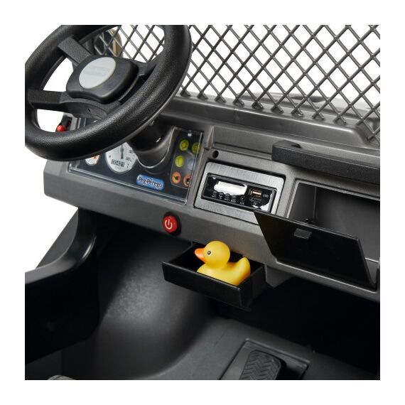Masina Peg Perego Gaucho XP, 24V, 3 ani +, Negru/Maro - poza 7 - ExclusivMAG.ro