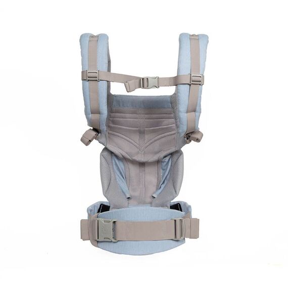 Marsupiu Ergobaby Omni 360 Cool Air Mesh Chambray, Culoare: Blue - poza 3 - ExclusivMAG.ro