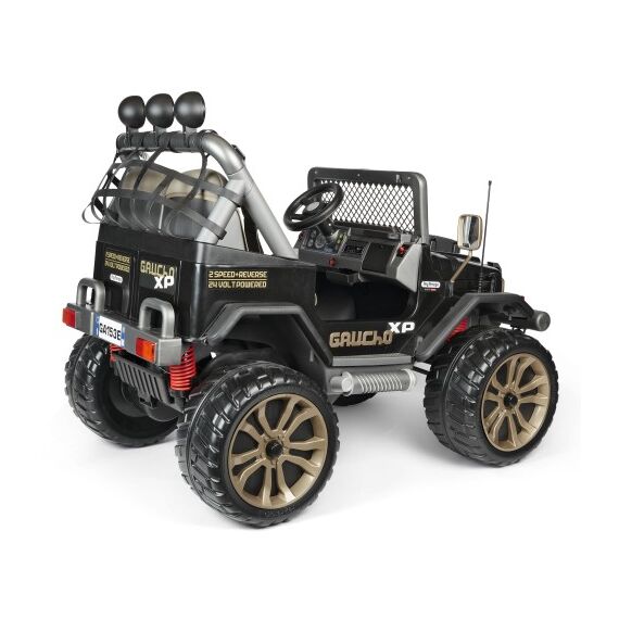 Masina Peg Perego Gaucho XP, 24V, 3 ani +, Negru/Maro - poza 3 - ExclusivMAG.ro