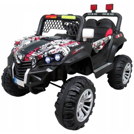 Masinuta electrica cu telecomanda 4 X 4 Buggy X7 R-Sport - Alb, Culoare: Alb/Negru - poza 3 - ExclusivMAG.ro