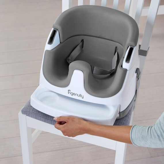 Scaun de masa 2 in 1 Slate Ingenuity, Culoare: Gri - poza 2 - ExclusivMAG.ro