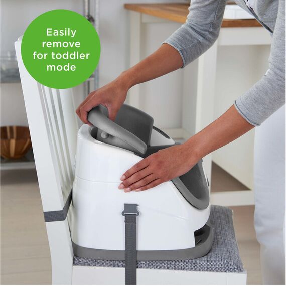 Scaun de masa 2 in 1 Slate Ingenuity, Culoare: Gri - poza 5 - ExclusivMAG.ro