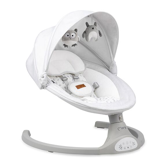 Balansoar electric MoMi Lami, Light Grey, Culoare: Gri deschis  - ExclusivMAG.ro