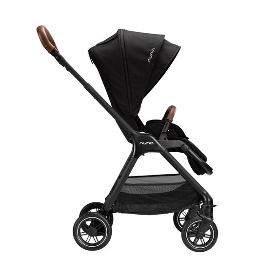 Carucior compact Triv Caviar Nuna, Culoare: Negru - poza 3 - ExclusivMAG.ro