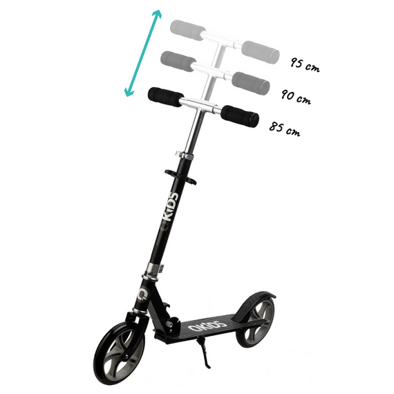 Trotineta freestyle, QKIDS, WEISS Black, Culoare: Negru - poza 5 - ExclusivMAG.ro
