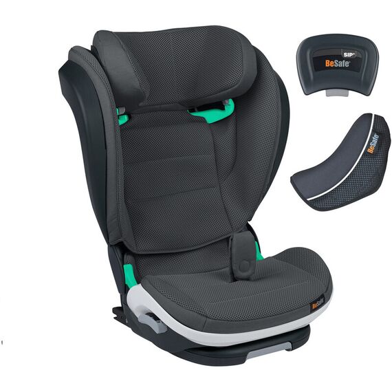 Scaun auto copii BeSafe iZi Flex Fix i-Size - Anthracite Mesh, Culoare: Gri, Grupa: 15-36kg (4 ani - 12 ani)  - ExclusivMAG.ro