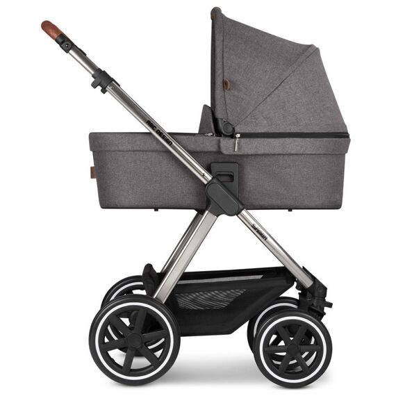 Carucior 2 in 1 Samba Asphalt Diamond ABC Design 2021, Culoare: Gri  - ExclusivMAG.ro