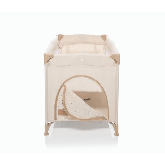 Patut pliant 2 nivele ZOPA Nanny Animal Beige, Culoare: Crem - poza 5 - ExclusivMAG.ro