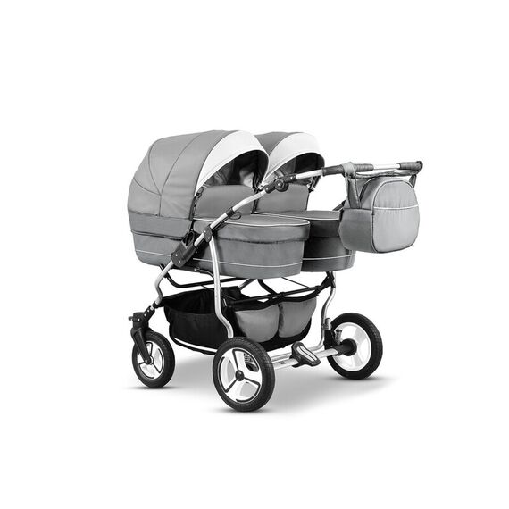 Carucior pentru gemeni Mikado TWIN T-09 3 in 1  - ExclusivMAG.ro