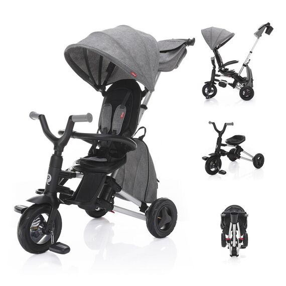 Tricicleta pliabila ZOPA Nova Dark Grey, Culoare: Gri  - ExclusivMAG.ro