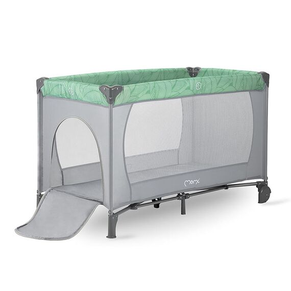 Patut pliabil, 60x120 cm, Momi, Belove, Jade, Culoare: Verde, Dimensiuni: 120x60 - poza 4 - ExclusivMAG.ro