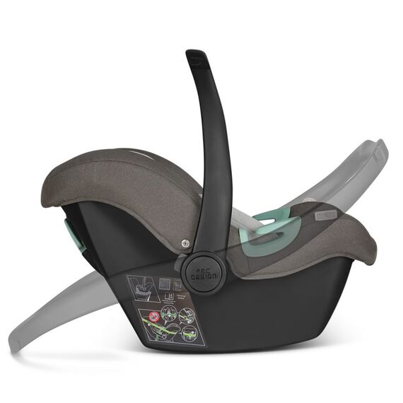 Scaun auto Tulip 0-13 kg Herb ABC Design, Culoare: Gri, Grupa: 0-13kg (0 luni - 12 luni) - poza 5 - ExclusivMAG.ro