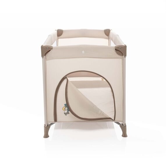 Patut pliant 1 nivel ZOPA Caravan Baby Beige, Culoare: Crem, Dimensiuni: 120x60 - poza 3 - ExclusivMAG.ro