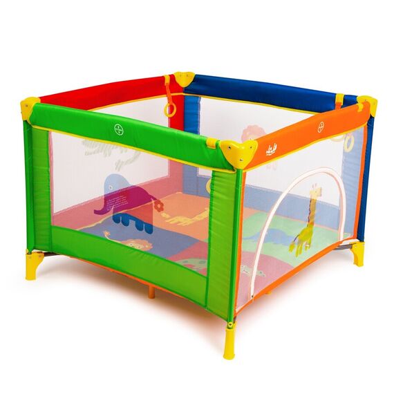 Tarc de joaca Juju Discovery, Wild, Culoare: Multicolor, Dimensiuni: 100x100 - poza 2 - ExclusivMAG.ro