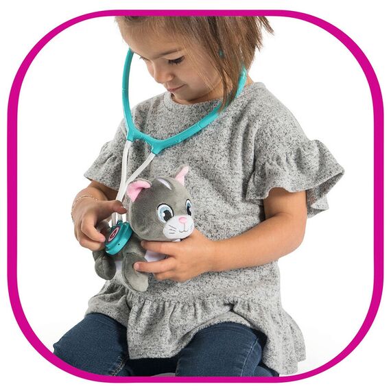 Cabinet veterinar Smoby Veterinary Center cu 2 jucarii plus si accesorii - poza 11 - ExclusivMAG.ro