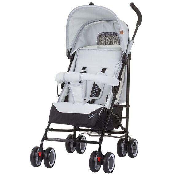 Carucior sport Chipolino Miley platinum, Culoare: Gri - poza 2 - ExclusivMAG.ro