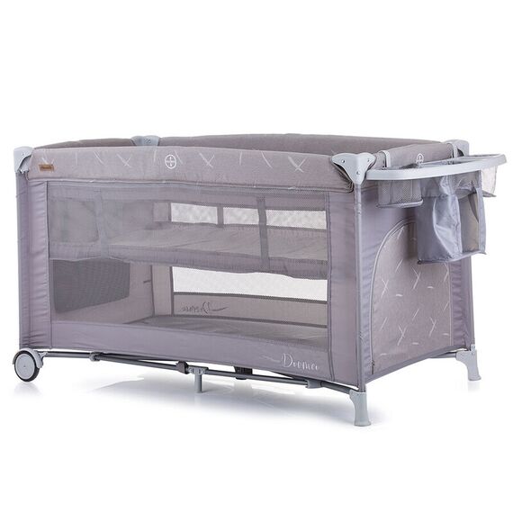 Patut pliabil Chipolino Dorme platinum, Culoare: Gri - poza 3 - ExclusivMAG.ro