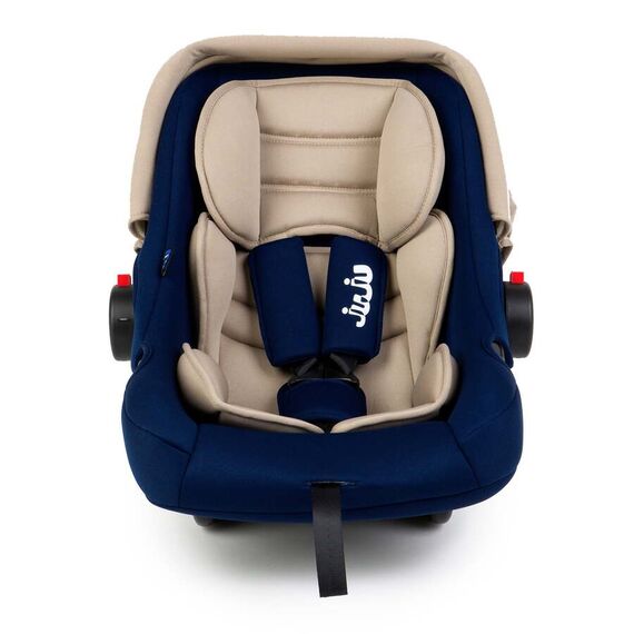 Cos Auto Juju Baby Boo, Bej-Bleumarin, Culoare: Blue, Grupa: 0-13kg (0 luni - 12 luni) - poza 3 - ExclusivMAG.ro
