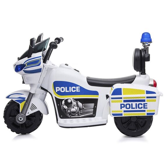 Motocicleta electrica Chipolino Police white - poza 6 - ExclusivMAG.ro