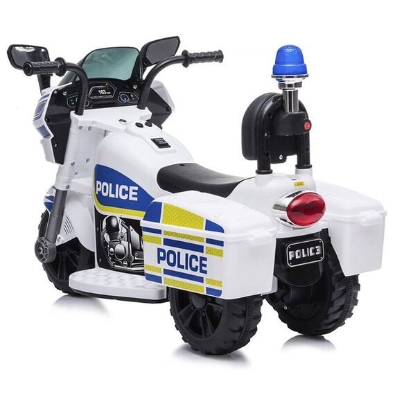 Motocicleta electrica Chipolino Police white - poza 3 - ExclusivMAG.ro