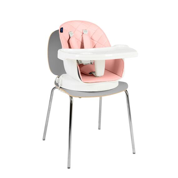 Scaun de masa 3 in 1 Juju Eat&Twist, Roz, Culoare: Roz - poza 6 - ExclusivMAG.ro