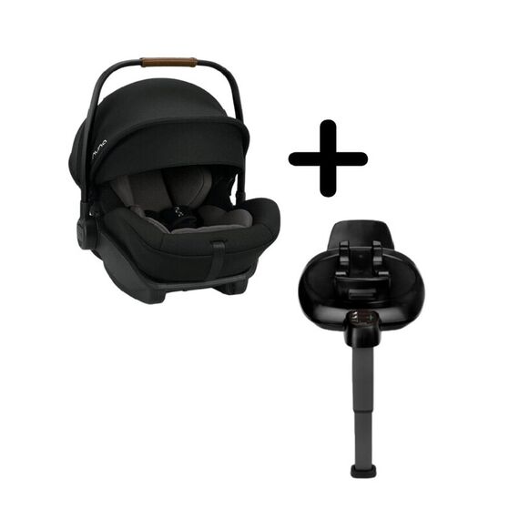 Set scoica auto i-size ARRA Next Caviar + Baza isofix BASE next i-Size pentru ARRA next Nuna, Culoare: Negru, Grupa: 0-13kg (0 luni - 12 luni)  - ExclusivMAG.ro