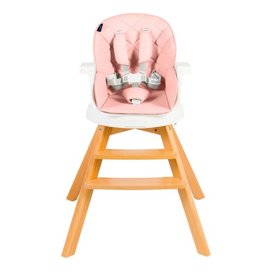 Scaun de masa 3 in 1 Juju Eat&Twist, Roz, Culoare: Roz - poza 4 - ExclusivMAG.ro
