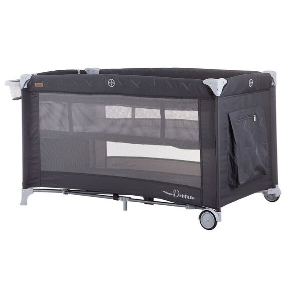 Patut pliabil Chipolino Dorme anthracite, Culoare: Negru - poza 2 - ExclusivMAG.ro