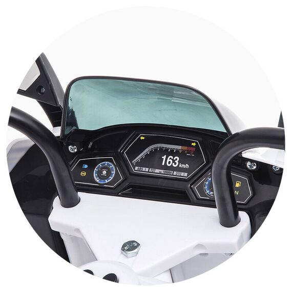 Motocicleta electrica Chipolino Police white - poza 8 - ExclusivMAG.ro
