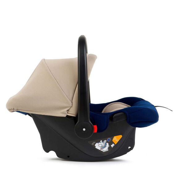 Cos Auto Juju Baby Boo, Bej-Bleumarin, Culoare: Blue, Grupa: 0-13kg (0 luni - 12 luni) - poza 2 - ExclusivMAG.ro
