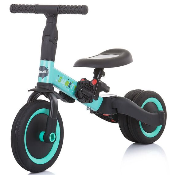 Tricicleta si bicicleta Chipolino Smarty 2 in 1 mint, Culoare: Turcoaz - poza 5 - ExclusivMAG.ro