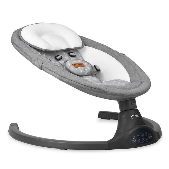 Balansoar electric MoMi Lami, Dark Grey, Culoare: Gri - poza 3 - ExclusivMAG.ro