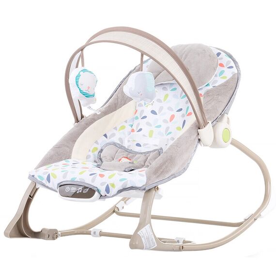 Scaunel balansoar Chipolino Dolce lion, Culoare: Gri  - ExclusivMAG.ro